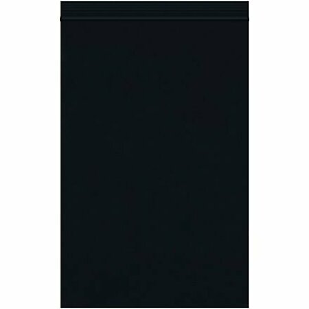 BSC PREFERRED 6 x 9'' - 2 Mil Black Reclosable Poly Bags, 1000PK S-10847BL